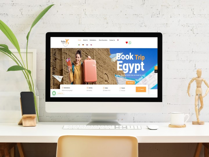 موقع Book Trip Egypt  لحجز التذاكر