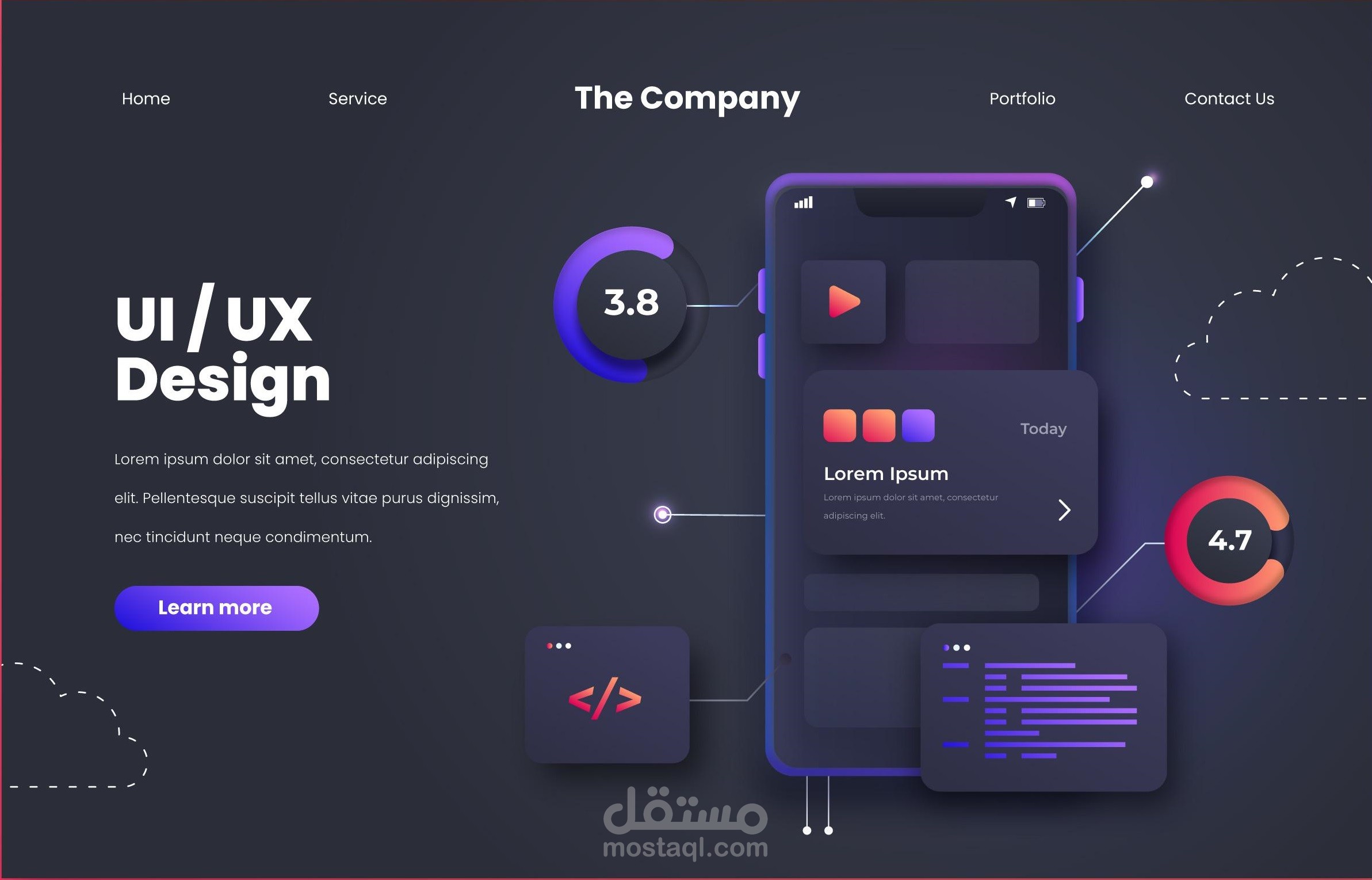 تصميم UX/UI بطريقة احترافية وجذابة