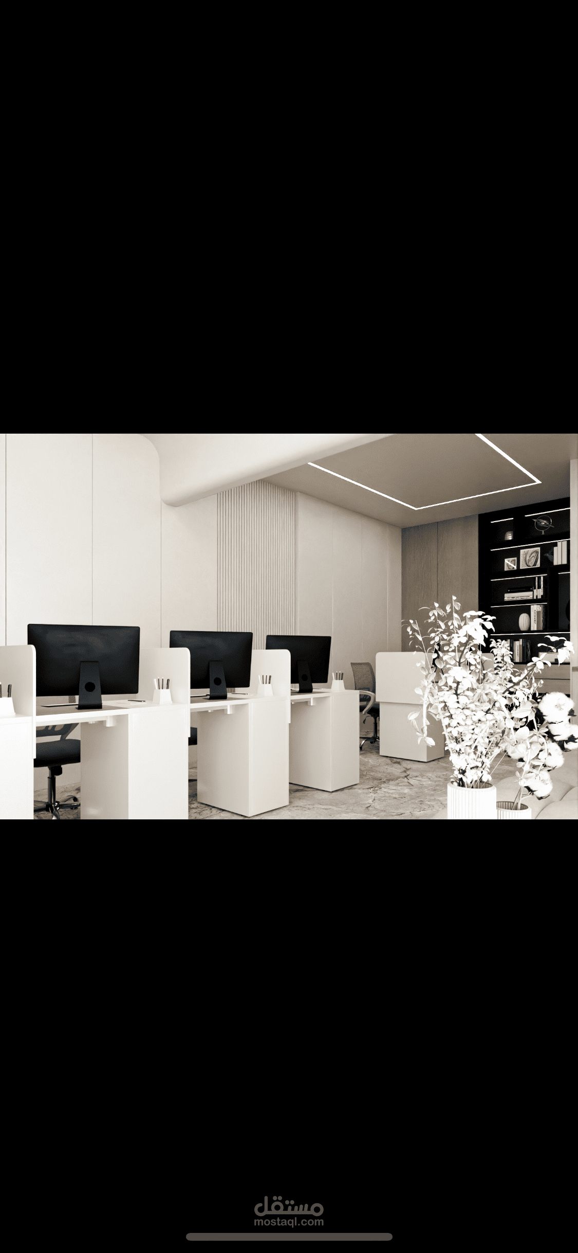 تصميم داخلي  مكتب عقاري