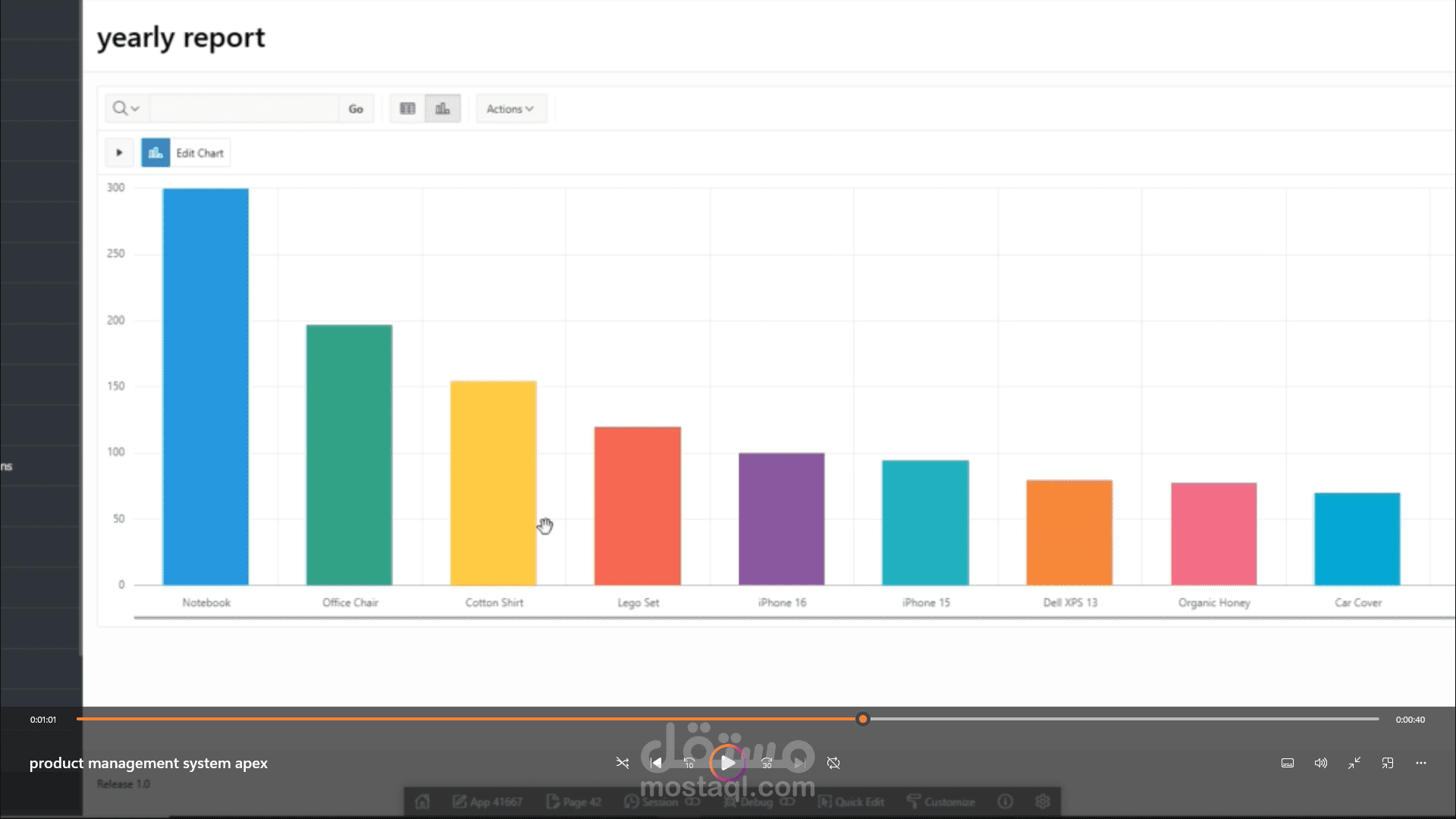 product management system with oracle database
