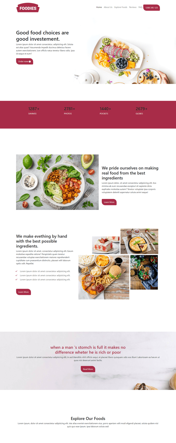 food website