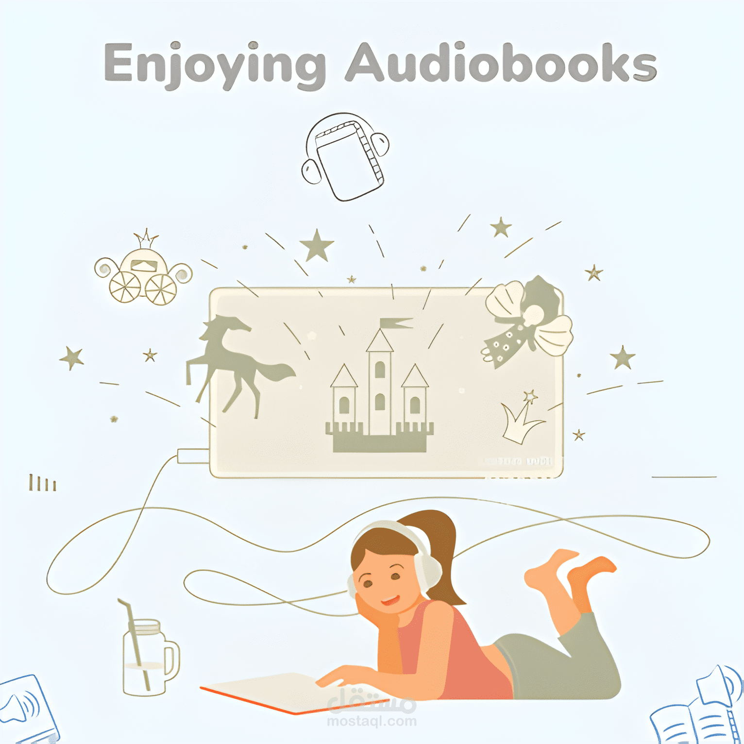 Content marketing strategy for an audiobook service