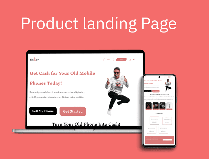 Shikoo product landing page