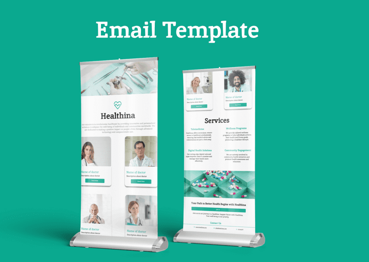 Healthina-email template