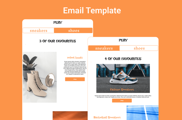 Pery -Email template