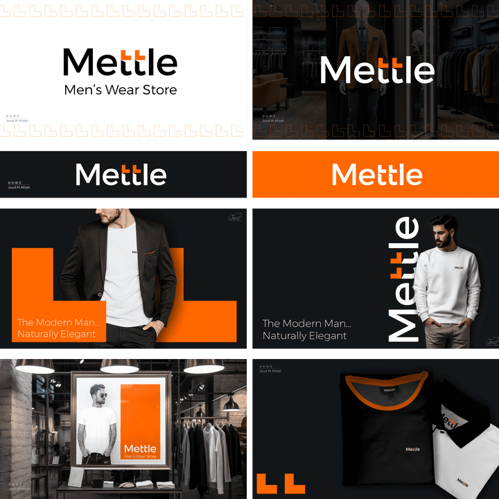 تصميم هوية بصرية ل mettle