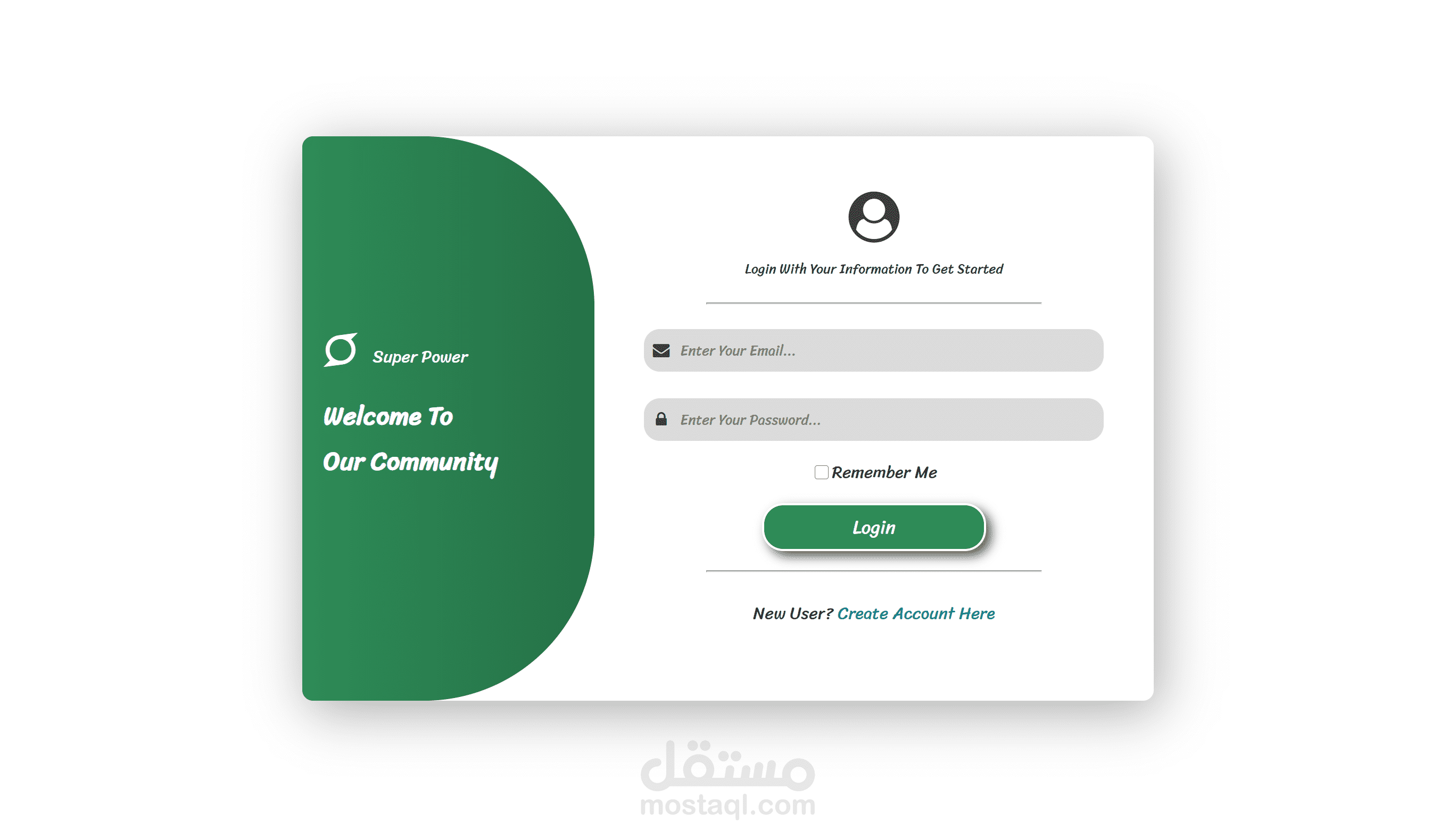 Go Login Form 