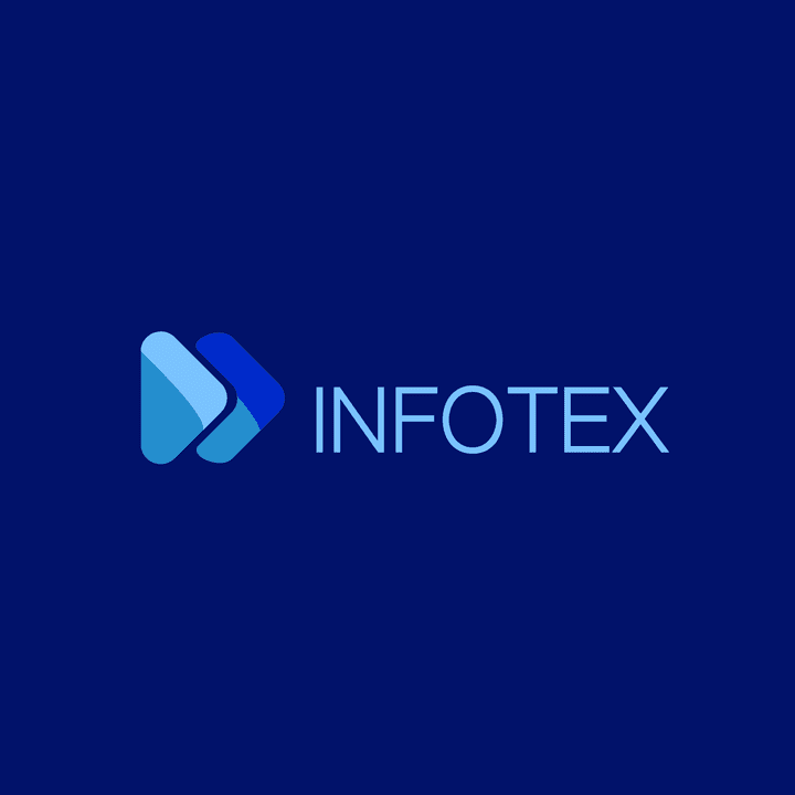 شعار لشركه تكنولوجيا المعلومات InfoTex