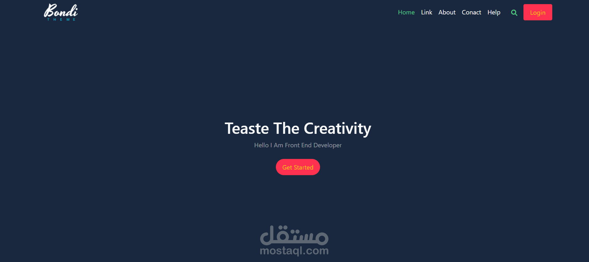 (Html,css,bootstrap)Landing page
