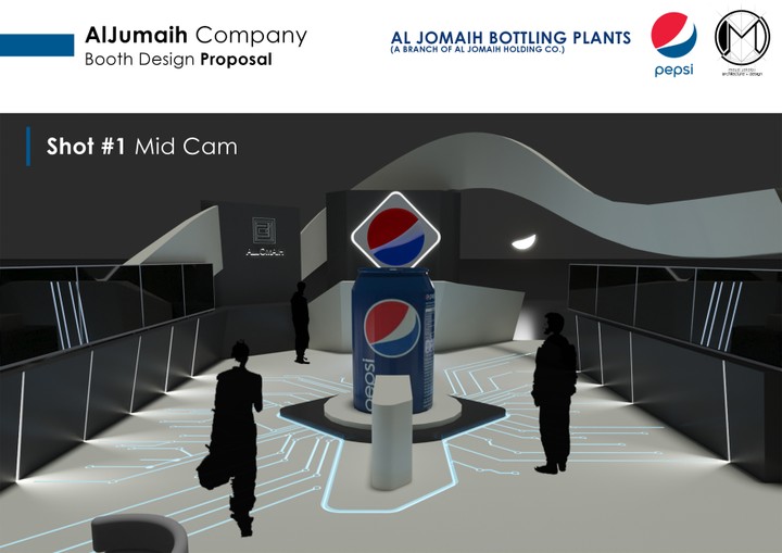 A proposal to design a pavilion at an exhibition for Pepsi in the UAE