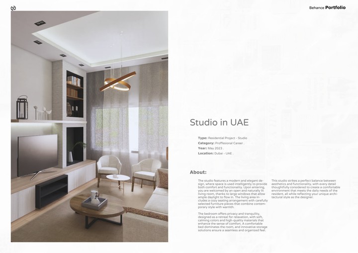 Studio in UAE