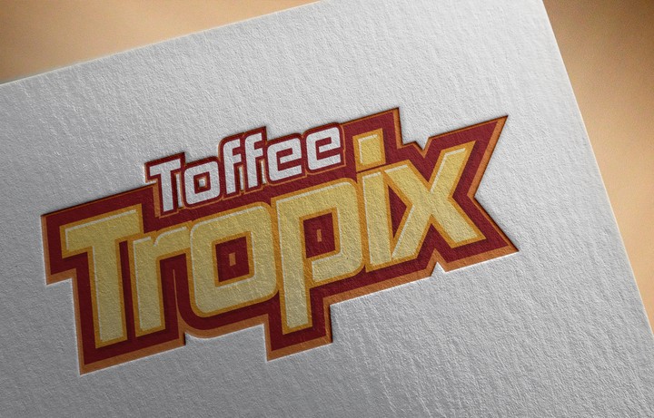 تصميم شعار لمنتج سكاكر (توفي تروبكس)  (Toffee Tropix)