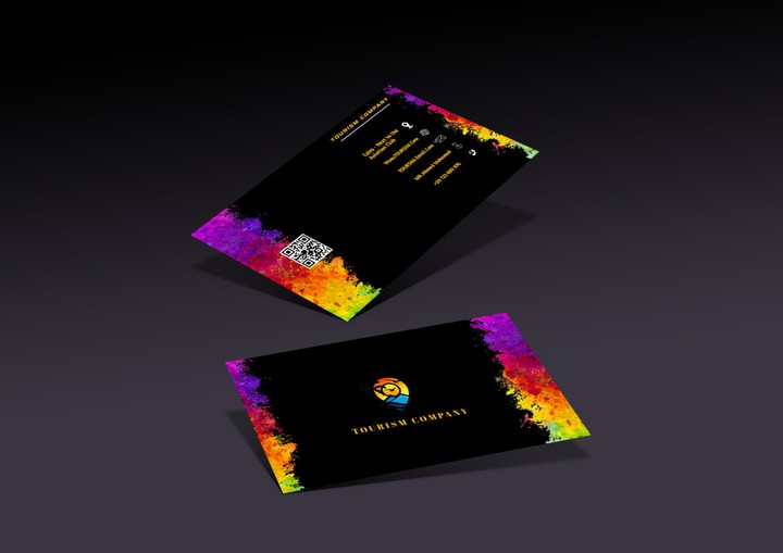 تصميم كارت شخصي من وجهيين _ كارت اعمال _ business card