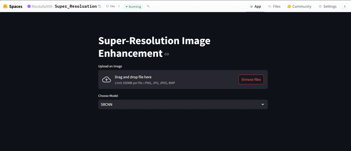 Super-Resolution Image Enhancement