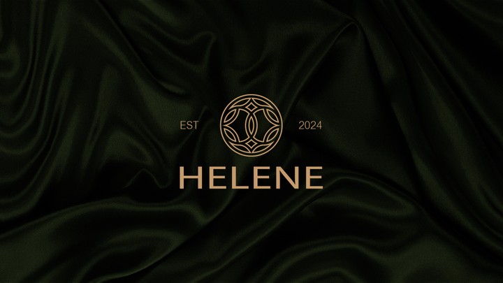 تصميم شعار وهويه بصريه لبراند ملابس Helene Clothing brand