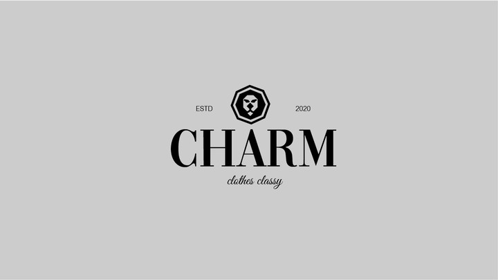 تصميم شعار براند ملابس فاخر  charm