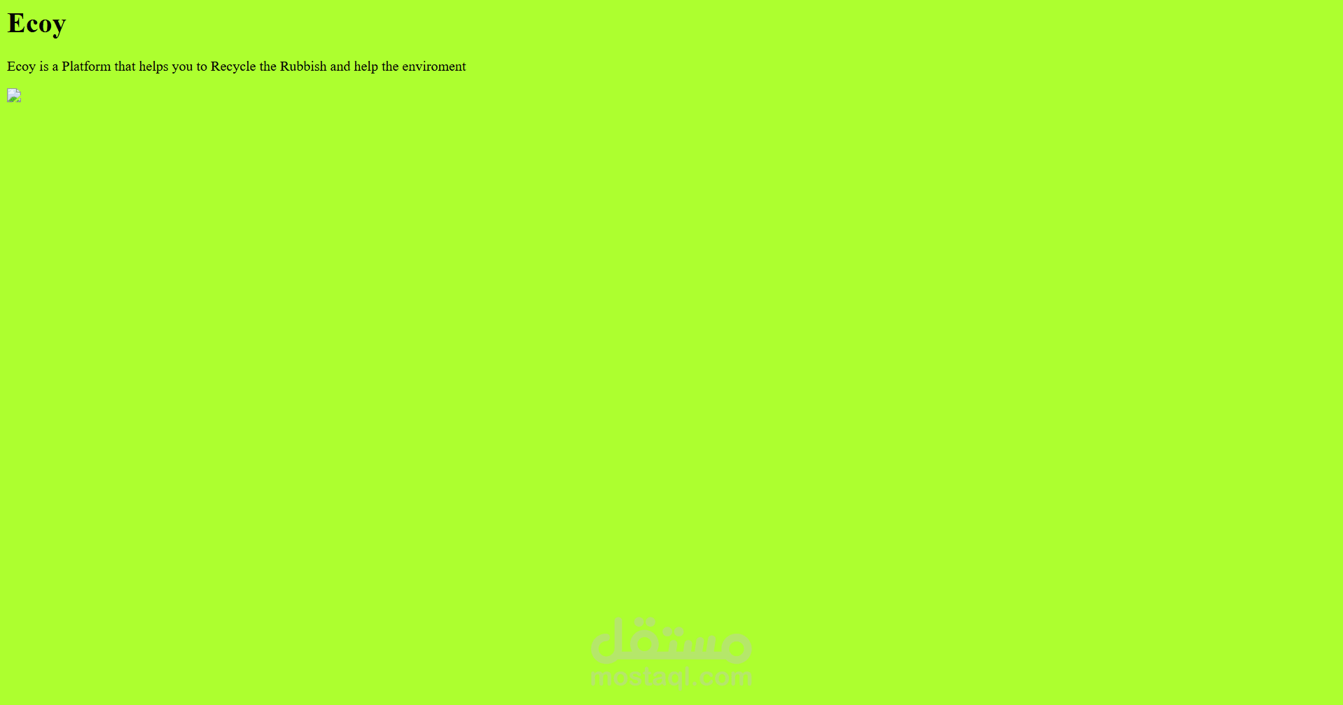 A Environment website that guides people to be help the earth more