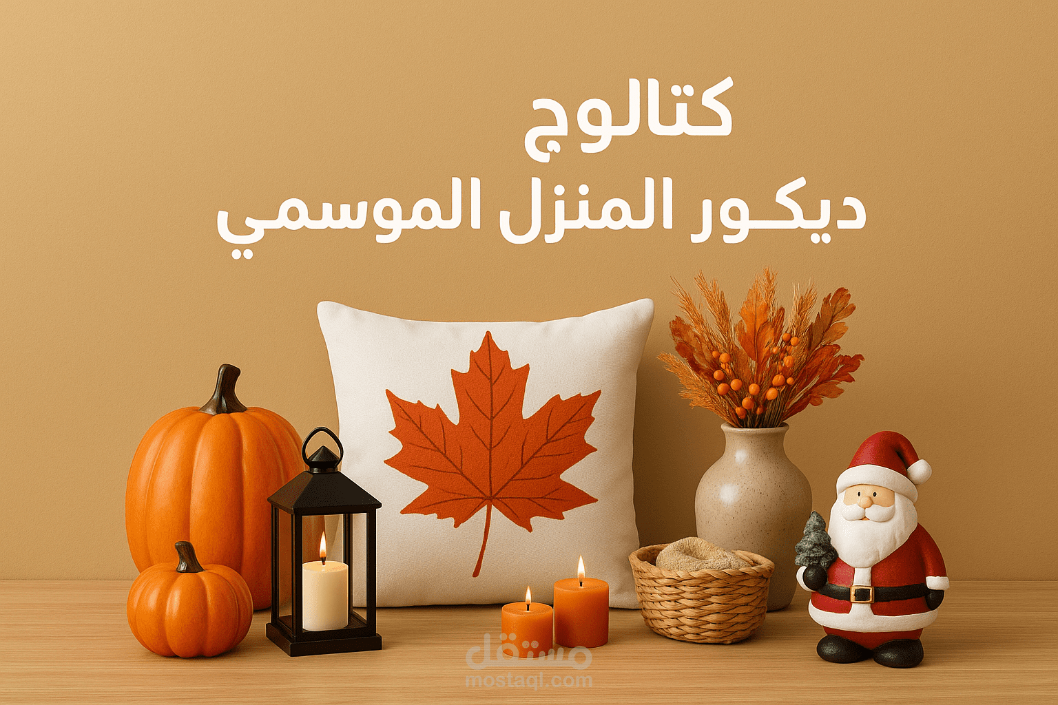 صفحة كتالوج لعناصر ديكور المنزل الموسمية