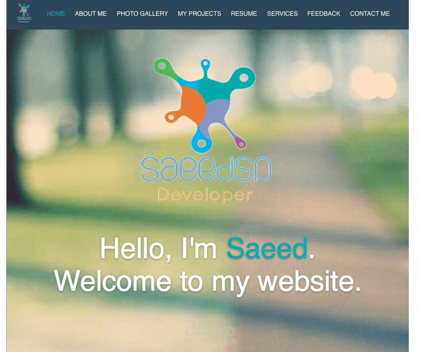 personal website