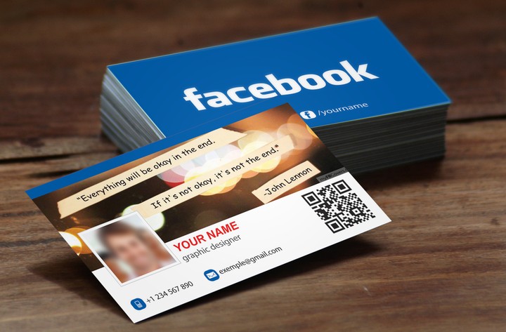 facebook busiiness card