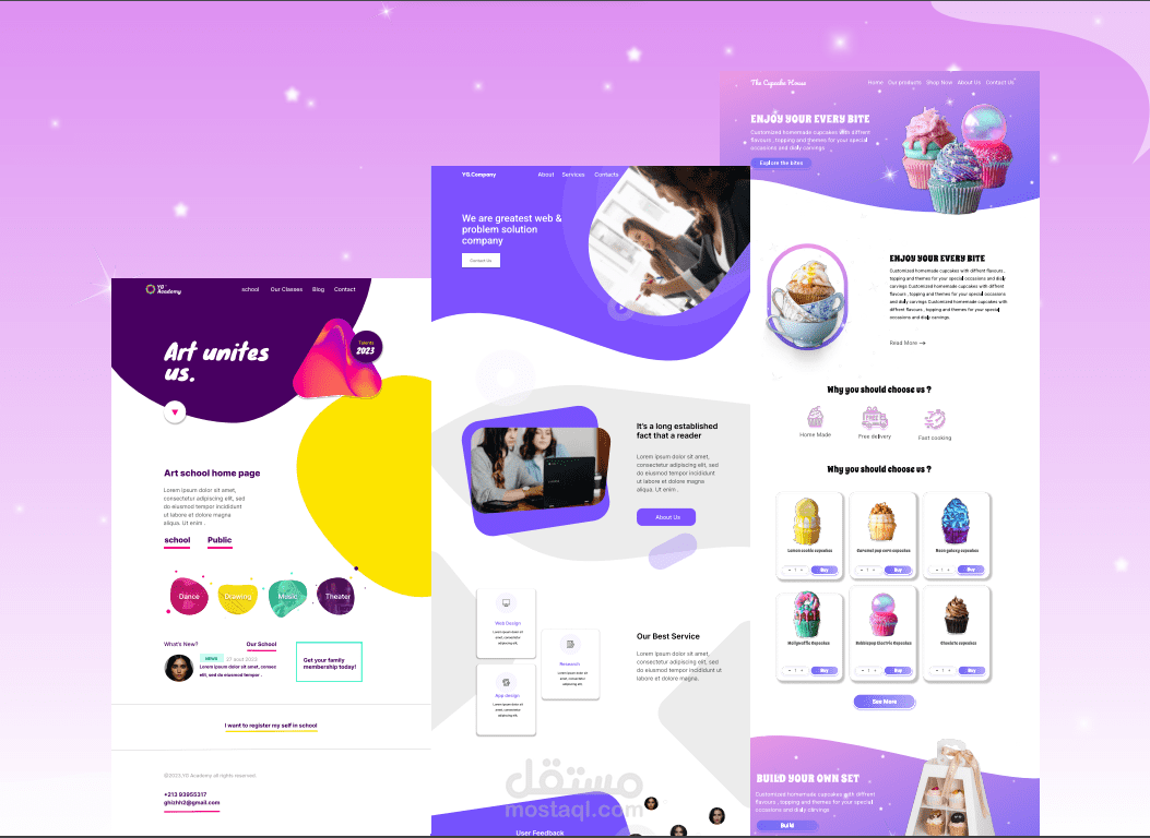 Modern Landing page