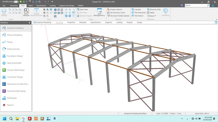 تصميم هنغار معدني Hanger Steel