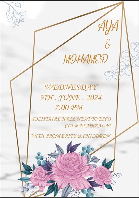 wedding invitation