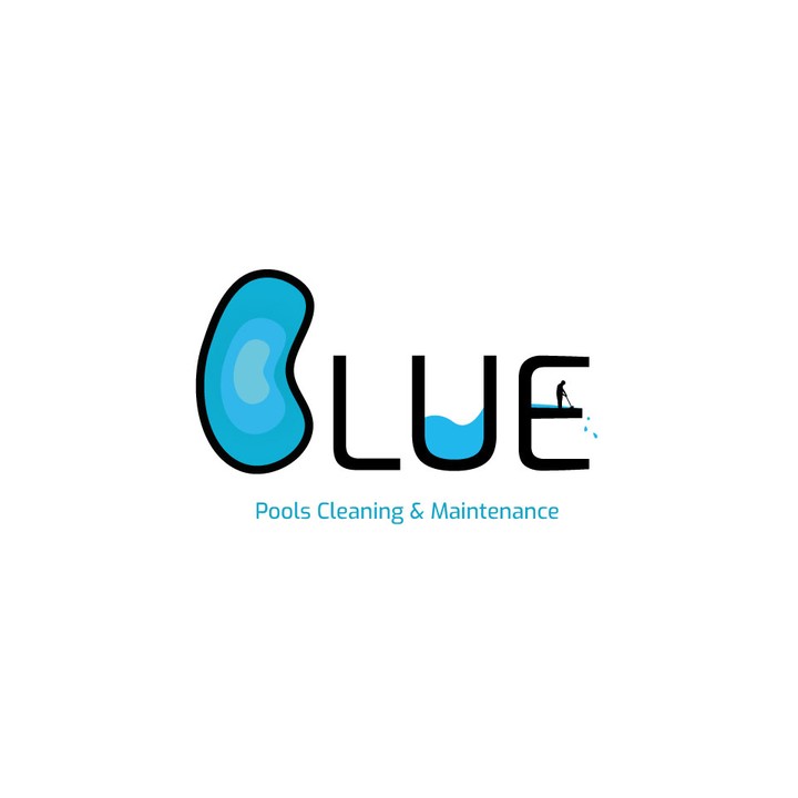Blue ® - Pools Cleaning : Logo Design