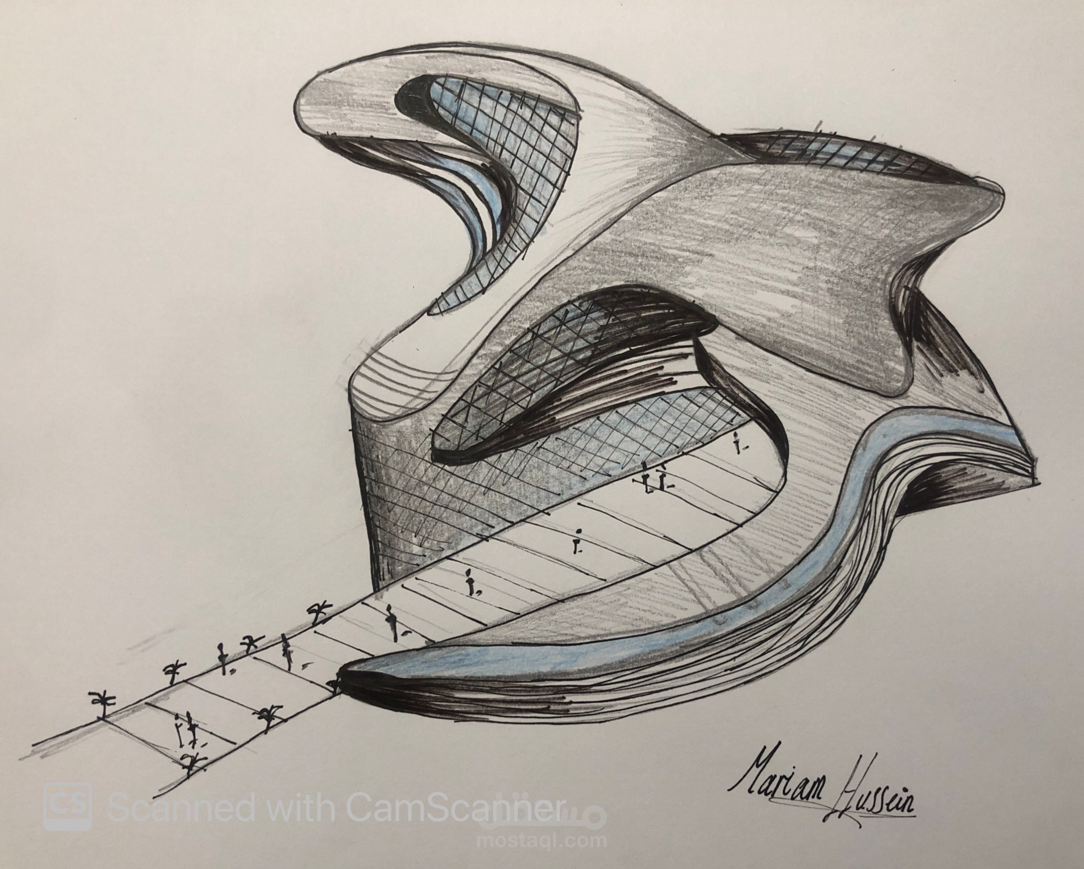 Architecture manual sketches