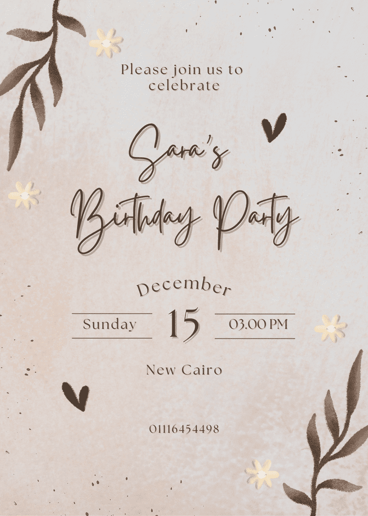 Birthday Invitation