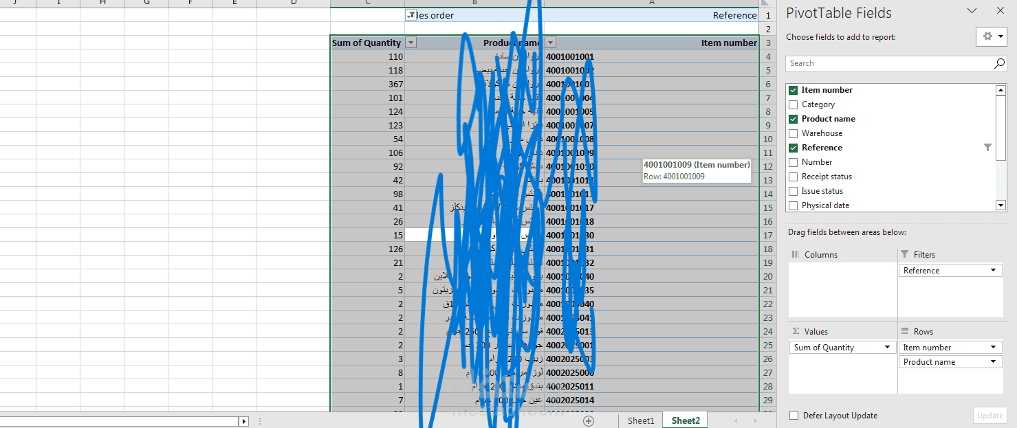 مشروع تحليل بيانات Excel