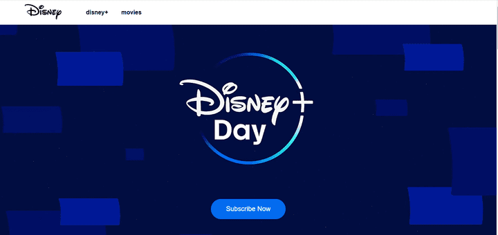 Responsive Disney website