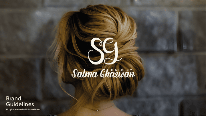 Hairstyle branding, logo design, brand identity