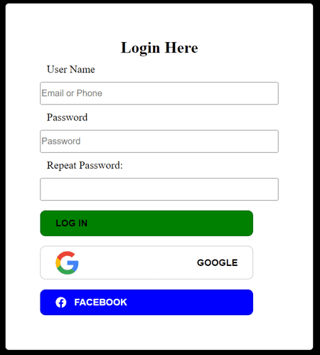 Login Page