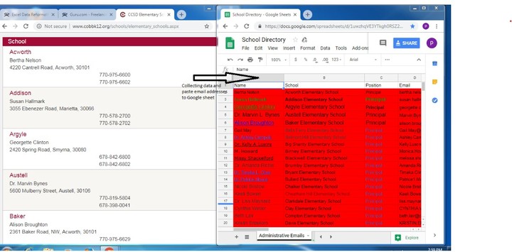 Admin task- Data Collection,