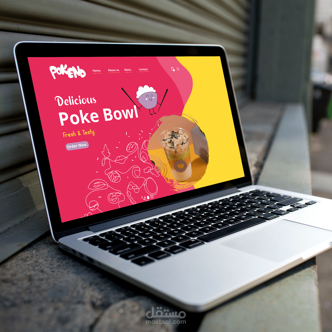 صفحة هبوط Landing Page - Pokend.