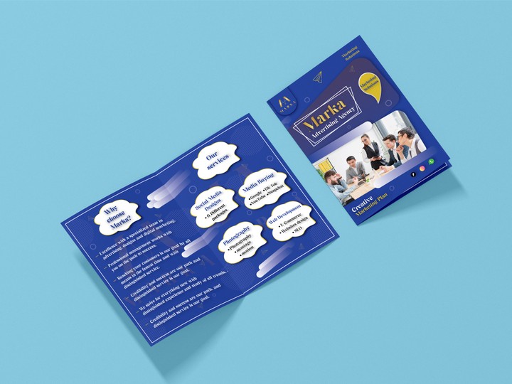 Marka's company's brochure