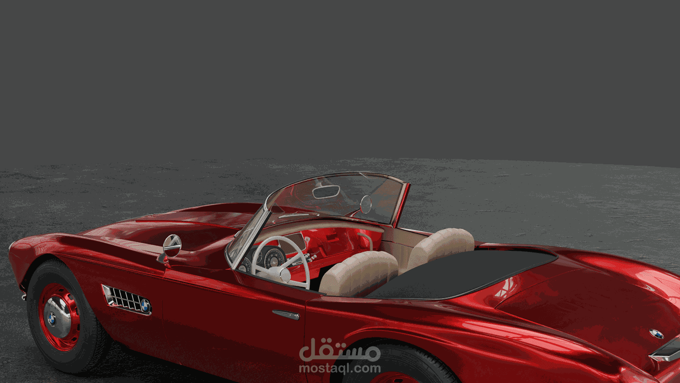 تصميم سيارة BMW 507