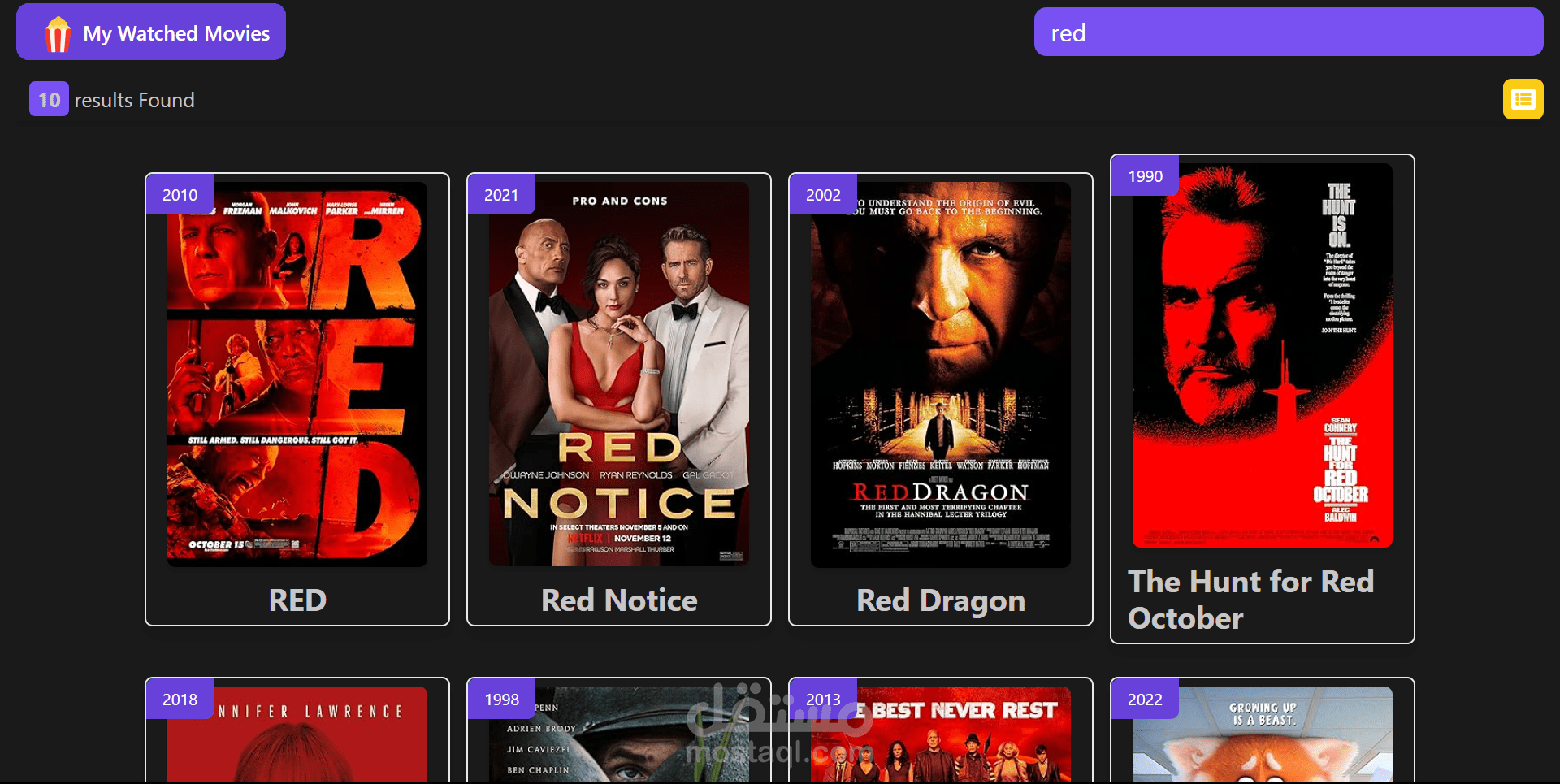 My Watched Movies