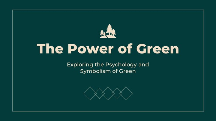 PowerPoint presentation About Green