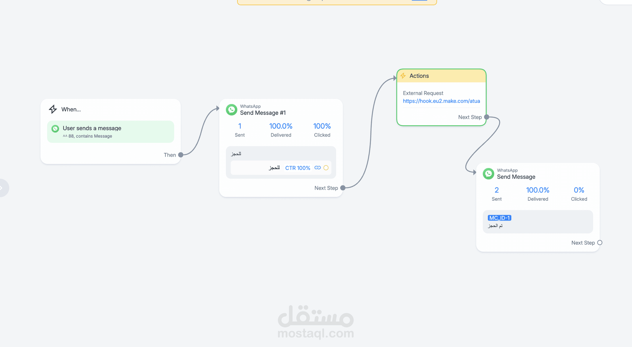 برمجة بوتات وخدمات واتساب API