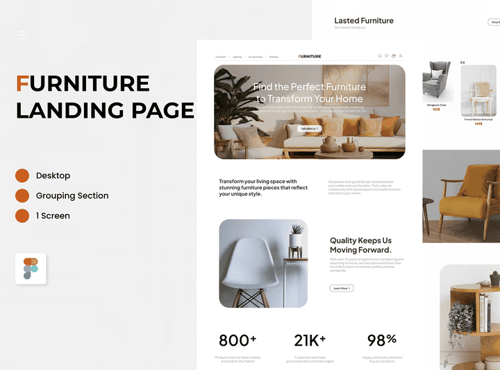 Furniture Landing Page