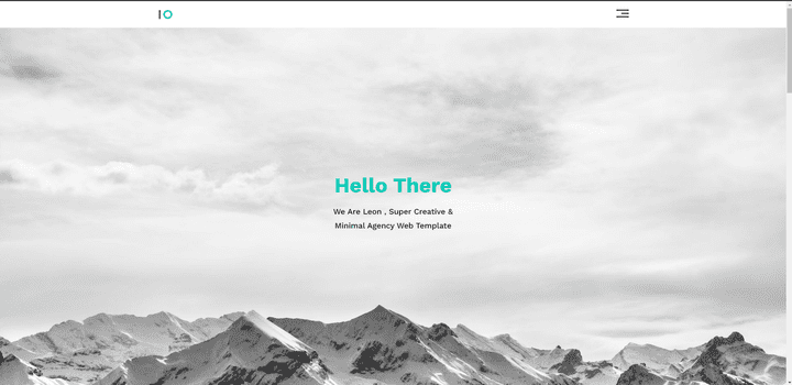 Leon-landing page