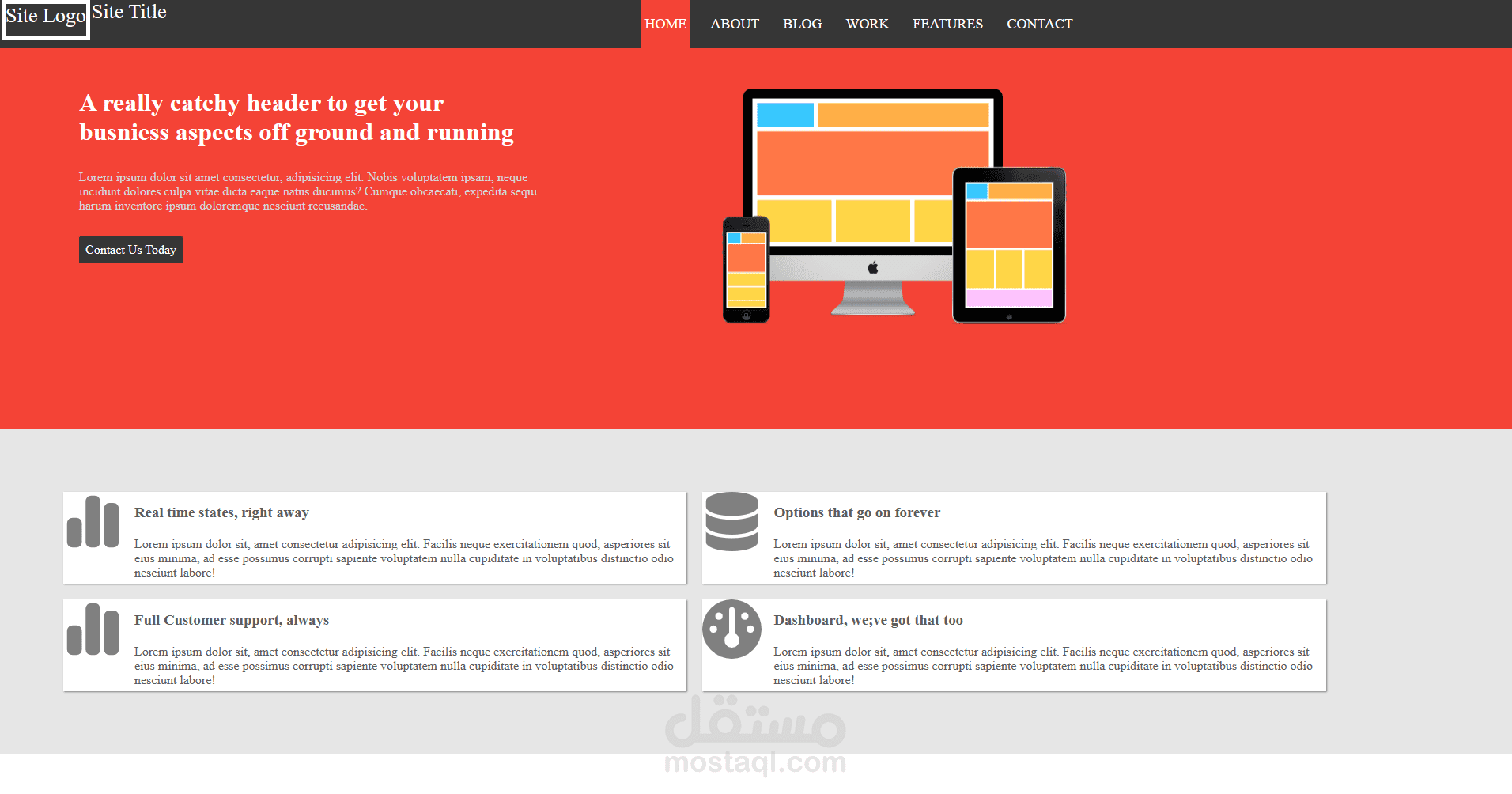 website for work