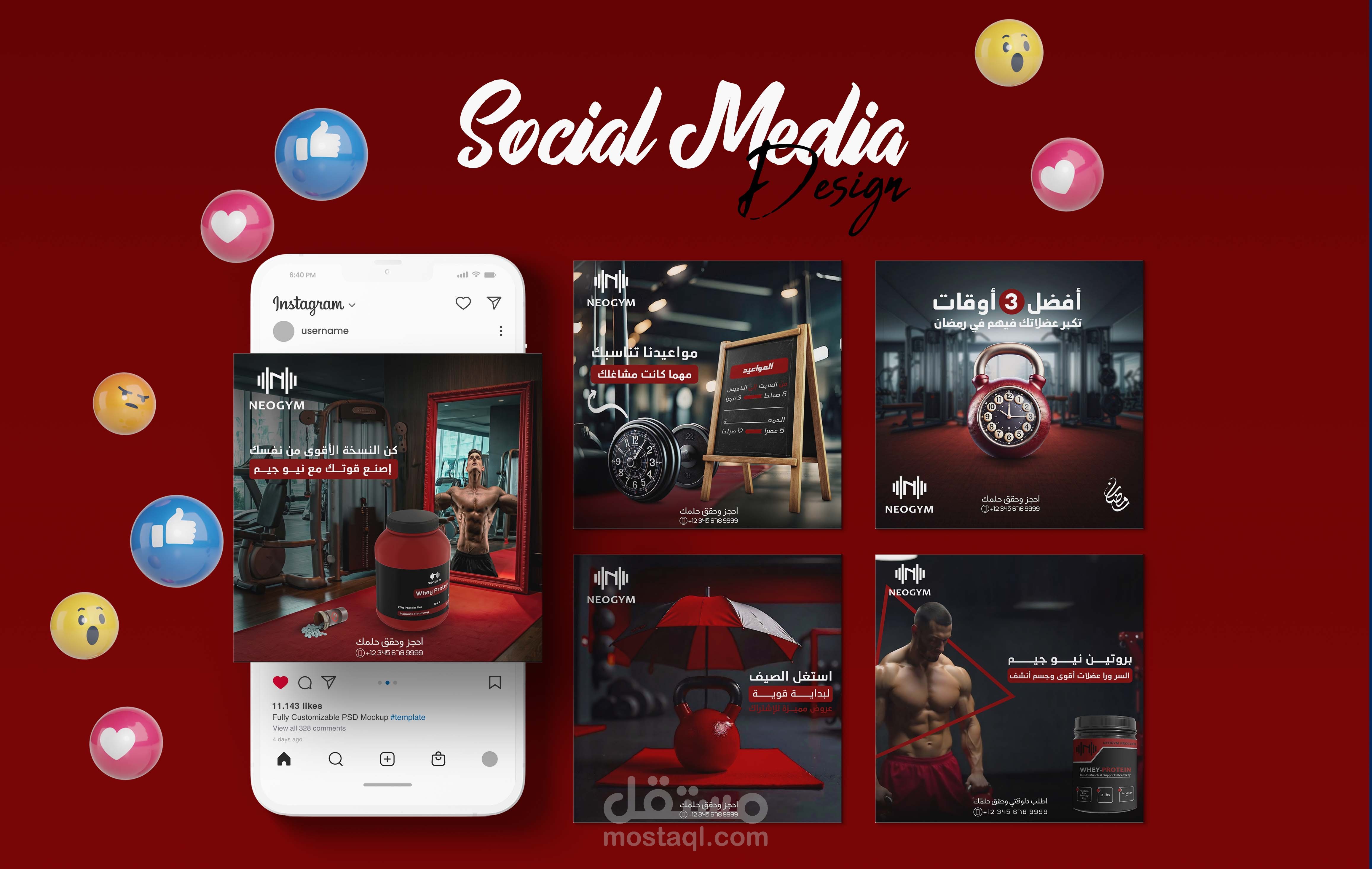 NEOGYM Social Media design