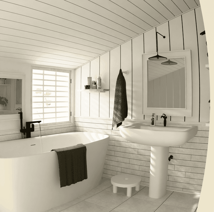 تصميم داخلي للكوخ الإنجليزي
