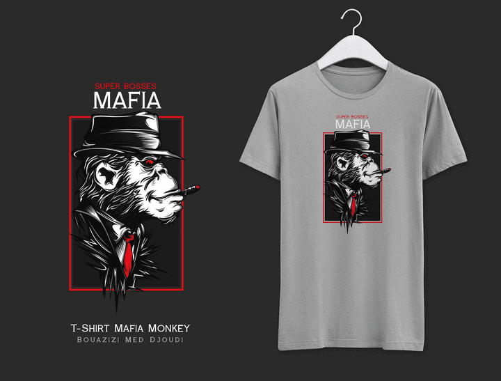 T-Shirt Mafia Monkey