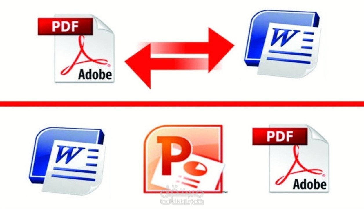 تحويل ملف pdf الى word باللغة العربية والإنجليزية