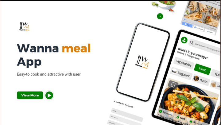 Wanna Meal - تطبيق اقتراح الوجبات