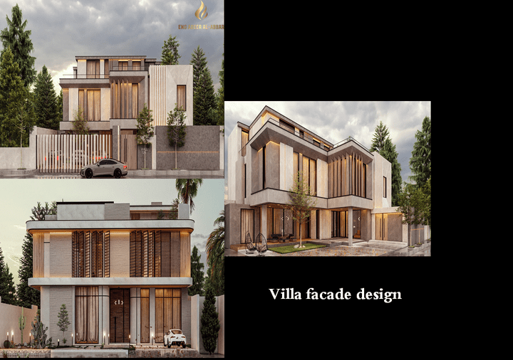 Villa facade design